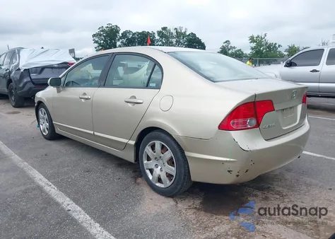 2008 Honda Civic Lx из США, поврежденный, VIN 1HGFA165X8L082797